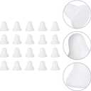 2 x STOBOK Flower Decor 20 Pcs Craft Foam Bells White Christmas Bells Polystyrene Bells Shapes for DIY Home Craft Project Christmas Tree Holiday Party Supplies 7.4cm Birthday Party Supplies