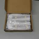 Haliwu 10 Pack 3 inch Hole Center Black Cabinet Pulls Black&Gold Cabinet Handles, Barrel Gold Dresser Drawer Pulls for Kitchen Hardware