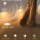 WILLED Stair Lights Indoor RGB & Warm White,Rechargeable Motion Sensor Night Light,Wireless Motion Sensor Lights Indoor for Stair,Bathroom,Hallway,Kitchen,Closet,Cabinet,Bedroom,Kids' Room (4 Pack)