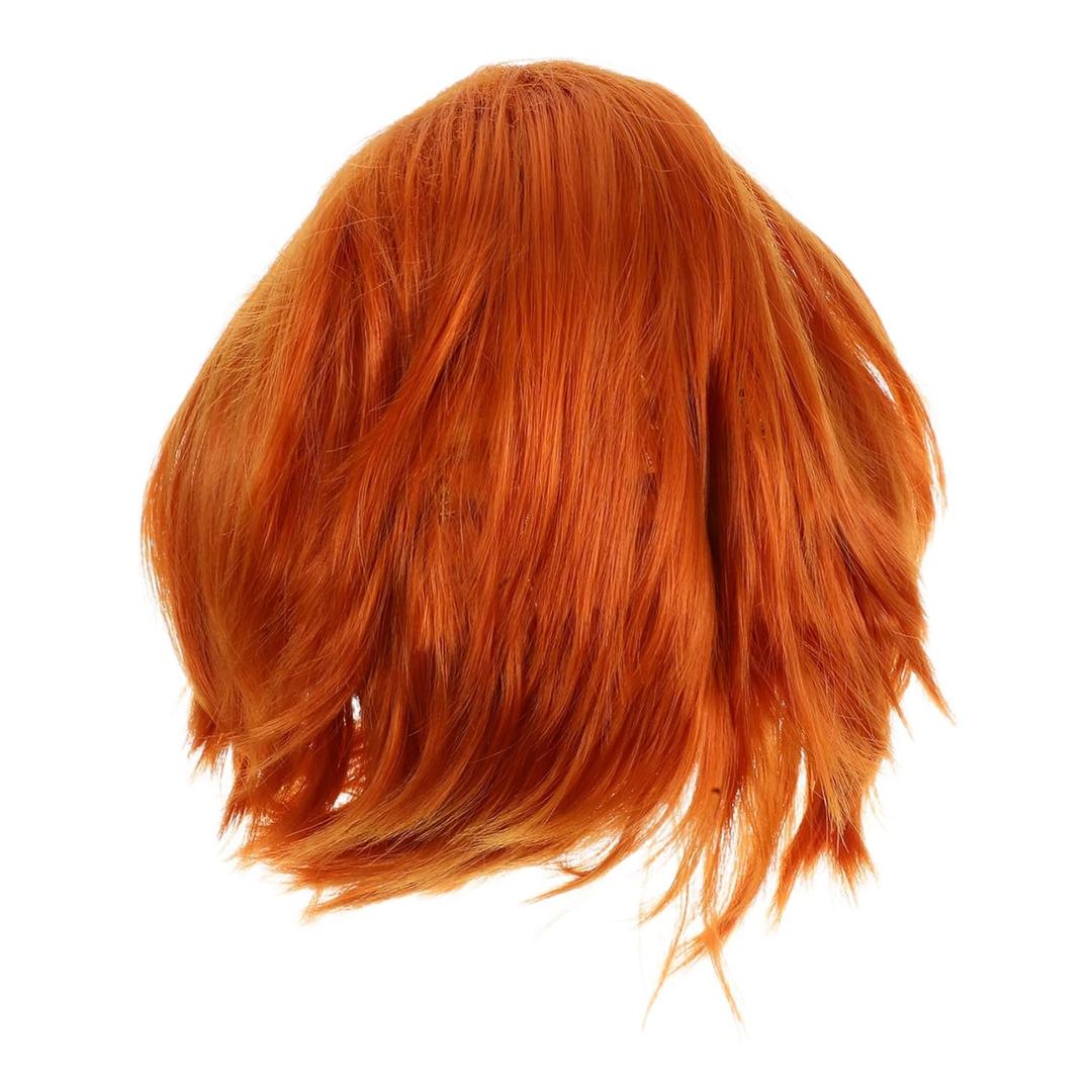 Role-playing Wig Short Cosplay Headdress for Festival Lightweight Masquerade Party Wig (Chocolate)