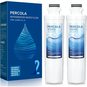 MIWF6200 Water Filter, Compatible with Sharp SJWF200, SJG2254FS, Thor Kitchen WF200, Zline MIWFT2100, Midea MRS26D5AST, MF-2008-R2, Zline RFM-W-36 Refrigerator Models (white, 2 Pack)