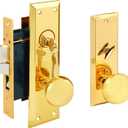 Segal SE 26010 Mortise Lock Set, Brass Right Hand, 2-1/2 In. Backset, Surface Mounted (Single Pack)