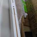 38x84 Inch Glass Sliding Barn Door Slab and 6.6ft Hardware Kit Included, 5 Frosted Glass, LVL Wood Panel Covered with White Water-Proof Scratch-Proof PVC Surface, Simple DIY Assembly