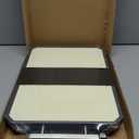 SNOWCLAD Stainless Steel Cutting Board,Double Sided Steel Cutting Board Set for kitchen,Stainless Steel/Wheat straw pp Large for meat,Dishwasher Safe [16 * 11+12 * 8.3 Inch]