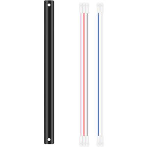 24 Inch Ceiling Fan Downrod Accessories with Extension Cord for Ceiling Fan with Lights, Original (Black)