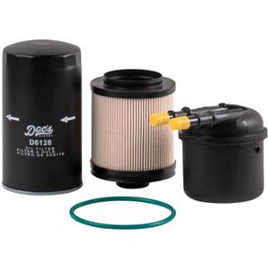 Doc's Diesel Filter Kit DFD4615+D6128 | Compatible with Ford 6.7L Powerstroke F250, F350, F450, F550 2011-2016 | Replaces FD4615, FL2051