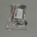 eXtremeRate Black Luxury PU Leather Top Shell Front Housing Faceplate Replacement Parts with Side Rails Panel for Xbox One X & One S Controller (Model 1708)