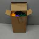 RoundFunny 400 Pcs 24 Inch Extra Long Pipe Cleaners Chenille Stem Summer Halloween Creative Pipe Cleaners Craft Supplies Fuzzy Sticks for Festivals Decorations DIY Arts Handcraft Project(Halloween)