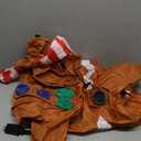 eLUUGIE 5ft Christmas Inflatable Gingerbread Man Decor Yard Indoor/Outdoor Inflatable Decoration for Christmas Party Porch/Yard/Garden/Lawn