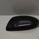 A-Premium Driver Side Rearview Mirror Cover Cap - Compatible with Mazda 3 2010 2011 2012 2013 - Smooth Black, Without Turn Signal Hole