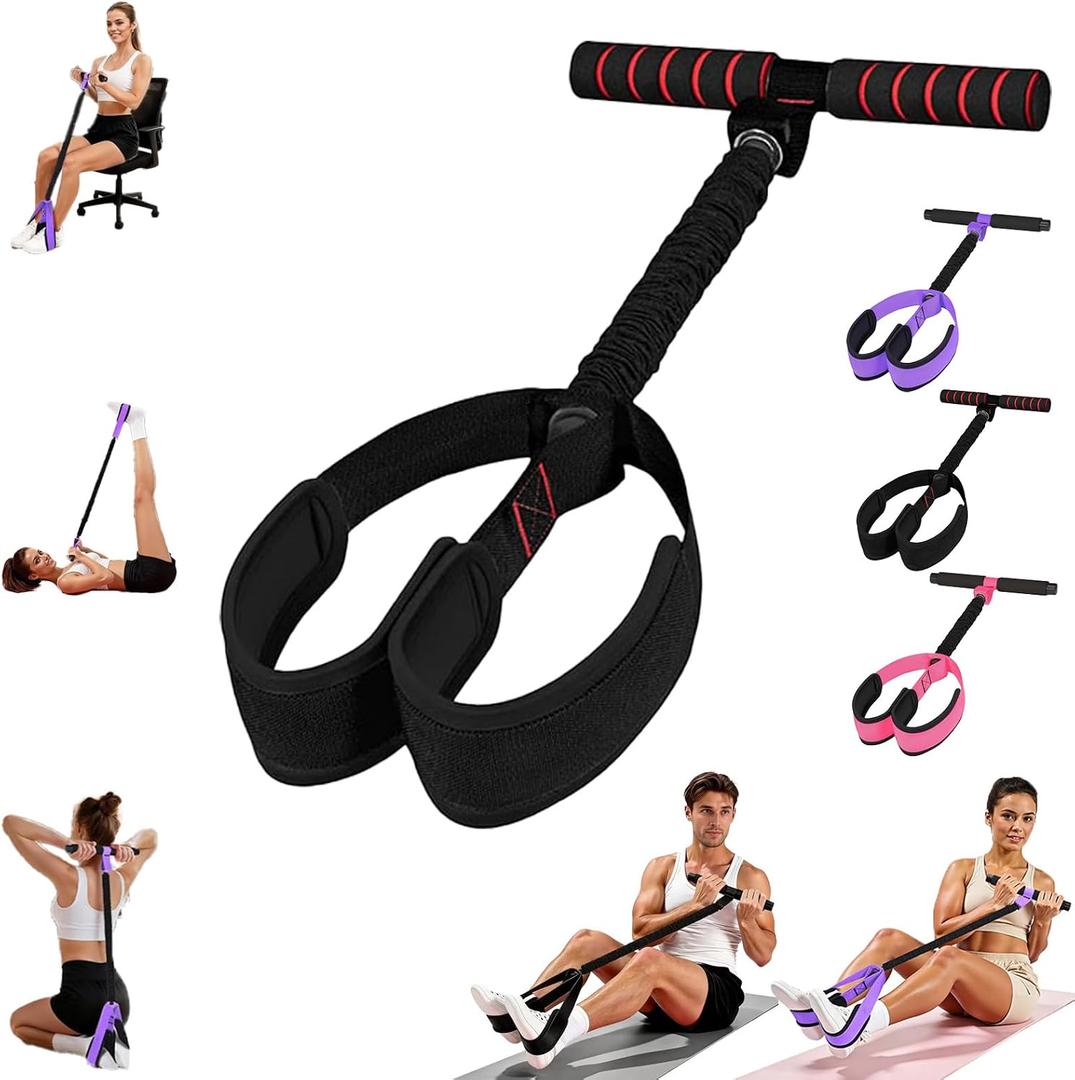 Multifunction Pedal Resistance Band with Handle,Tube/Petal/Foot/Full Body Resistance Bands with Handles,Multifunctional Foot Pedal Resistance Band,Leg Raise Straps.