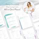 Your Perfect Day Wedding Planner Book and Organizer - Wedding Planner Book - Bridal Planning Binder with Countdown Calendar - Bride Gifts - (WATERCOLOR)