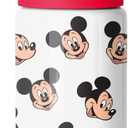 Simple Modern Kids Summit Water Bottle with Straw Lid | Disney Mickey Mouse 14oz Stainless Steel Cup Insulated Tumbler for Boys, Girls, School | Mickey Mouse Fun