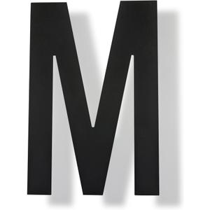 BetLight Large House 12 Inch High Rustproof Stainless Steel Distinguished Home Address Letter - Floating Designed Building Address for the Modern Home/Letter M