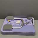 JANUA Pilates Board - Pilates Reformer Set, Multi-Purpose Foldable Pilates Reformer Board for Home, 5 in 1 Pilates Sliding Board (Purple)