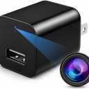 Hidden Camera Charger Spy Camera - Full HD 1080P Mini Security Cam with Motion Detection, Loop Recording, 32GB Micro SD Card, No WiFi Needed, No Audio, Indoor Home Baby Pet Nanny Monitor