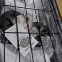 YT01 29-Inch Barrel Charcoal Grill, 589 Sq. In. Cooking Space with Manual Rotisserie Meat Fork, Collapsibl Two Side Tables, Separated Ash Catcher, Outdoor Grill for Backyard, Patio, Parties