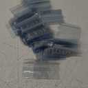 100 Pcs Name Badge Holders Clear Badge Sleeve Plastic Lanyard Sleeves for ID Holders (4X3)