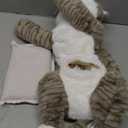 23.6" & 4.5 lbs Gray Cat Weighted Stuffed Animals for Comfort, Cuddly & Soft Kids' Plush Toy Pillows for Companion, Large Plushies with Removable Ceramsite Bag, Gifts for Adults, Kids, Boys and Girls