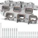 Upgraded Full Aluminum Engine Lower Intake Manifold Compatible with 2011-2020 Dodge Chrysler Jeep RAM - Durango Charger Challenger Avenger Town & Country ProMaster Grand Cherokee 3.0L 3.2L 3.6L V6