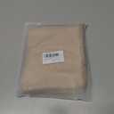 Foindtower Decorative Linen Fringe Throw Pillow Covers Cozy Boho Farmhouse Cushion Cover with Tassels Soft Accent Pillowcase for Chair Sofa Bed Living Room Home Decor, 1616 Inch, 1PC,Tan Beige (Semolina)