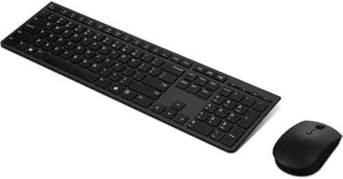 Wireless Rechargeable Combo Keyboard and Mouse-US English