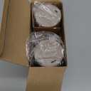 Ultrean Electric Salt and Pepper Grinder Set, Rechargeable Salt and Pepper Shakers, 6 Adjustable Coarseness, LED Light, Kitchen Gadget & Housewarming Gift, Brown