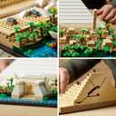 LEGO Architecture Great Pyramid of Giza Set 21058, Home Dcor Model Building Kit, Creative DIY Activity, Famous Landmarks Collection