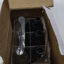 Vivaplex, 6, Amber, 4 oz Glass Bottles, with Glass Eye Droppers