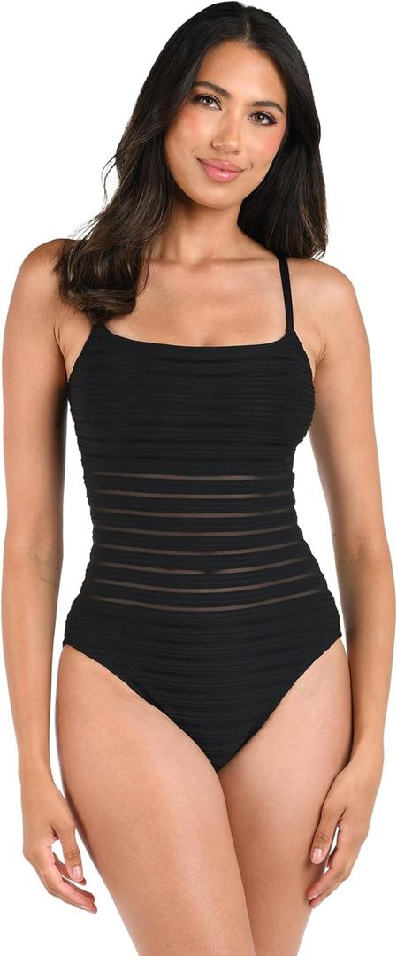 La Blanca Women's One Piece Swimsuit Lingerie Tummy Control Bathing Suit (6)