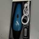 LUCKY TAIL Pet Nail Grinder for Dogs and Cats - Super Quiet and Low Vibration Electric Dog Nail Grinder with 2 LED Lights - USB Rechargeable and Cordless - 2 Speeds - Small to Large Pets - Teal