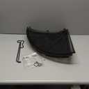 Fire Pit Spark Screen, 30 Inch Diameter Fire Pit Screen with Handle & Poker,Heavy Duty Metal Mesh Fire Pit Screen,Fire Pit Lid for Outdoor/Beach/RV Camping/Backyard (Black)