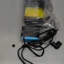 FUMAK Aquarium Filters  3-Stage Aquarium Filter in-Tank Filter Internal Filter Fish Tank Filter Turtle Filter for 10-40 Gallon Fish Tanks with Dual Water Outlet and Aeration