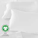 California Design Den 100% Organic Cotton Pillow Cases Queen/Standard Set of 2, Soft & Cooling Percale Weave Cotton Pillowcases (Bright White)