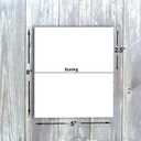 Hamilco White Tent Place Cards 2.5x8-80lb Cover Heavyweight Pre-Scored Folded Name Cards for Meetings, Events, Banquets, Weddings & Conferences (100 Pack), Size 2 1/2" x 8" - White