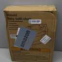 Baby Bath Seat for Babies 6 Months & up, Non-Slip Toddler Bath Seats for Babies Sitting Up, Safe Infant & Newborn Bathtub Chair with 4 Suction Cups & Soft Cushion for Shower,Gray