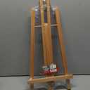U.S. Art Supply 18" Large Tabletop Display Easel - Beechwood Artist A-Frame Display Stand, Wooden Easel for Painting, Canvas Stand, (Pack of 1) Classrooms Events Photo Picture Sign Holder