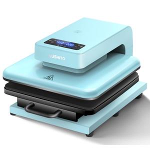 AUSHITO Upgraded Auto Heat Press - Heat Press Machine for T Shirts with Adjustable Pressure & Higher Heating Height, Heats Up Fast & Evenly Heat Press 15x15 for HTV, Sublimation, Heat Transfer Project