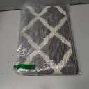 SHACOS Indoor Door Mat 18"x29" Entryway Rug Non Slip Rubber Backing Indoor Entrance Door Mats Inside Entry Rug Washable Absorb Dirt Floor Mats for House, Light Gray