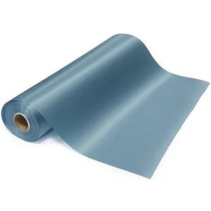 Altier Double Face Satin Fabric Ribbon 10 inch x 15 Yards Dusty Blue for Gift Wrapping Wedding Party Christmas Holiday Chair Sash Table Car Bows