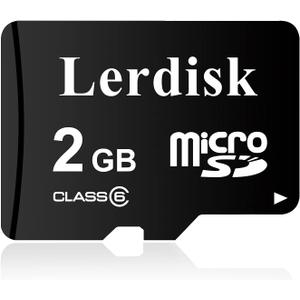 Factory Wholesale Micro SD Card 2GB in Bulk MicroSD Class 6 Produced by Authorized Licencee (2GB Class 6)