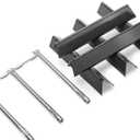 Kalomo Grill Flavorizer Bars Parts for 69787 7636 Weber Spirit E-310, E-320, Weber Spirit II E-310, Spirit 300 Series, Porcelain Steel Grill Burners BBQ Gas Grill Replacement Parts Kit Accessories