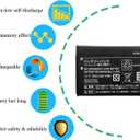 OSTENT 1300mAh 3.7V Li-ion Battery Pack Lithium-ion Rechargeable Replacement for Nintendo Switch Pro Controller