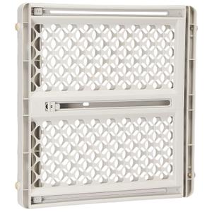 North States Pet Gate Iii Pressure Mounted White, Gray, 2 x 42 x 26"