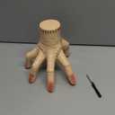 Thing Fake Hand with Music Lights Crawling Hand for Haunted House Decor Halloween Costume Wed Fans Collector (Batteries Not Included)