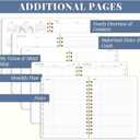 2026 Planner 8.5 x 11, Large Weekly Monthly Planners with Tabs, A4 Spiral Bound Daily Calendar 2026 Planner, 12 Month Agenda from Jan. to Dec., Flexible Cover Appointment Book(Blue Tarrow)