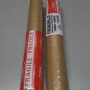 2 x Neworld Honeycomb Packing Paper,Eco Friendly Bubble Cushioning Wrap for Moving,Products & Gifts Wrapping Paper,Recyclable Cushioning Packing Material (15" x 50') With 20 Fragile Sticker Labels