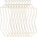 Body Shape Bikini Hanger Wire Body Shape Display Hangers Metal Lingerie Hangers Bathing Suit Hangers Swimsuit Hanger Bikini Swimwear Hanger for Clothes Coat
