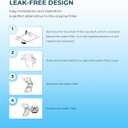 Crystala Filters LT1000PC Replacement Water Filter, Compatible with LT1000PC/PCS, LT1000PC, LT-1000PC, ADQ747935 ADQ74793504 Water Filter and LT120F ADQ73334008 Fresh Air Filter 4 Pack