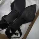 Athlefit Women's Closed Pointed Toe 3 Inch High Heels Ankle Strap Stiletto Heel Wedding Party Dress Pumps Shoes Size 9